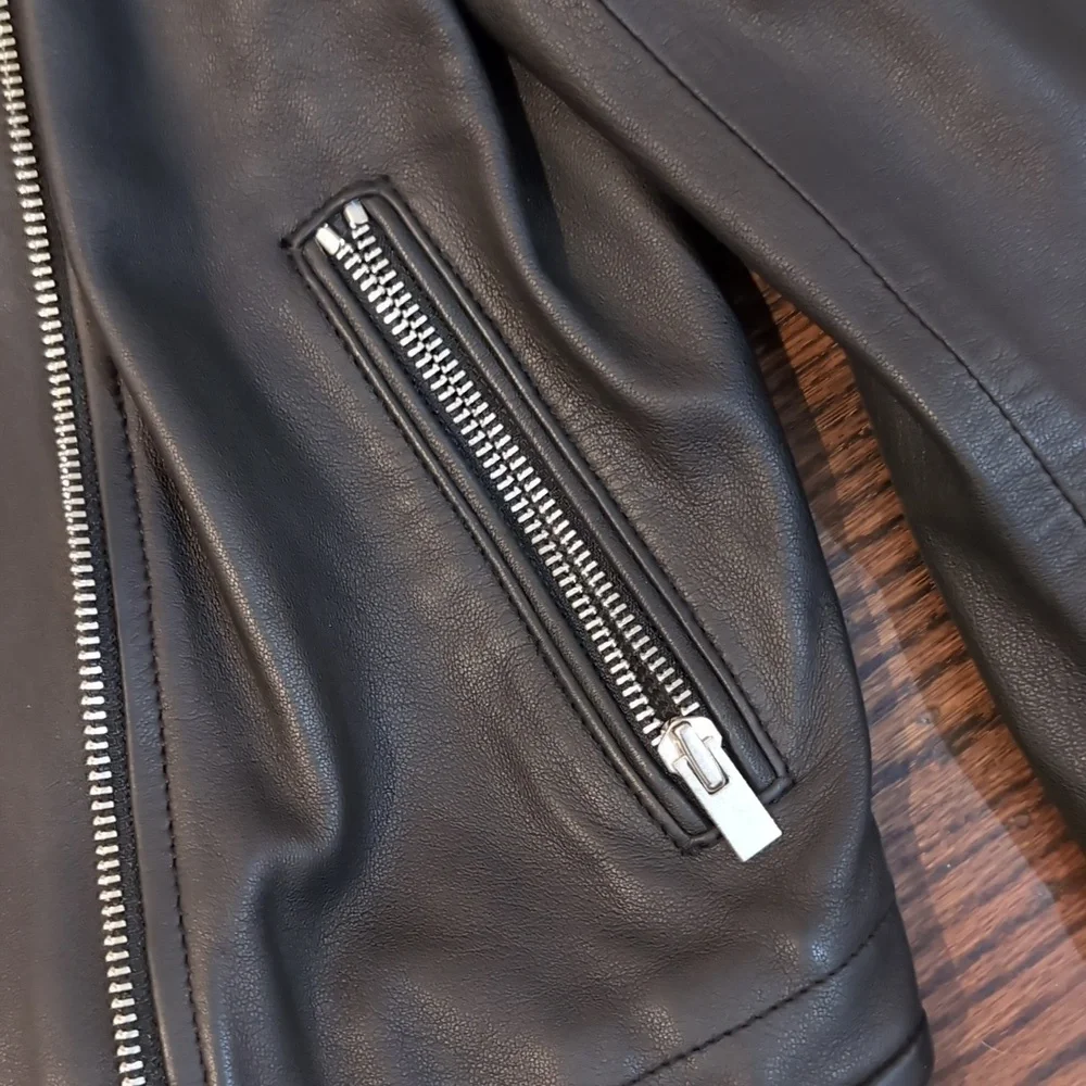 Club Monaco Leather Jacket - Picture 4 of 16